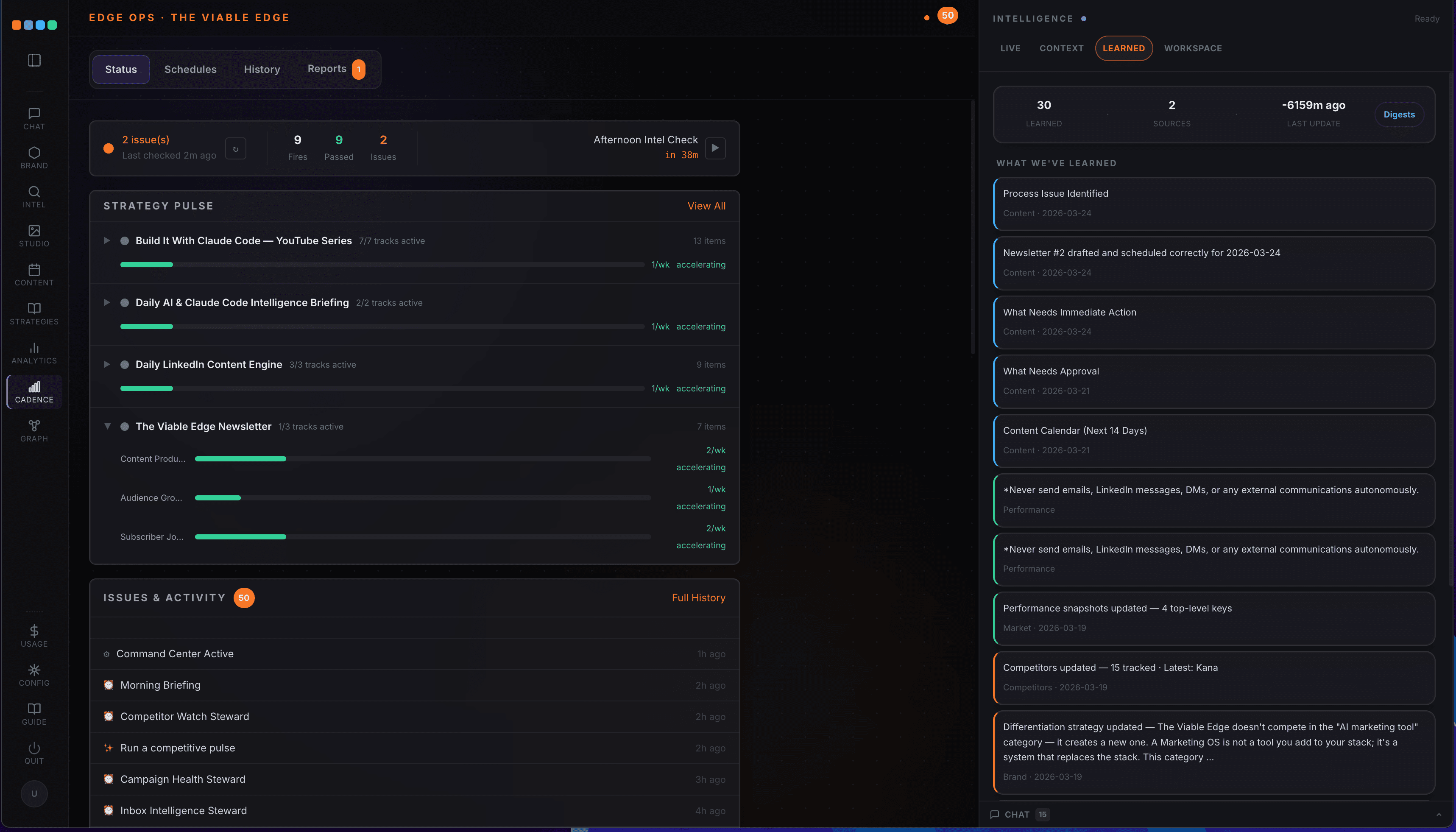 Cadence System — The Agent